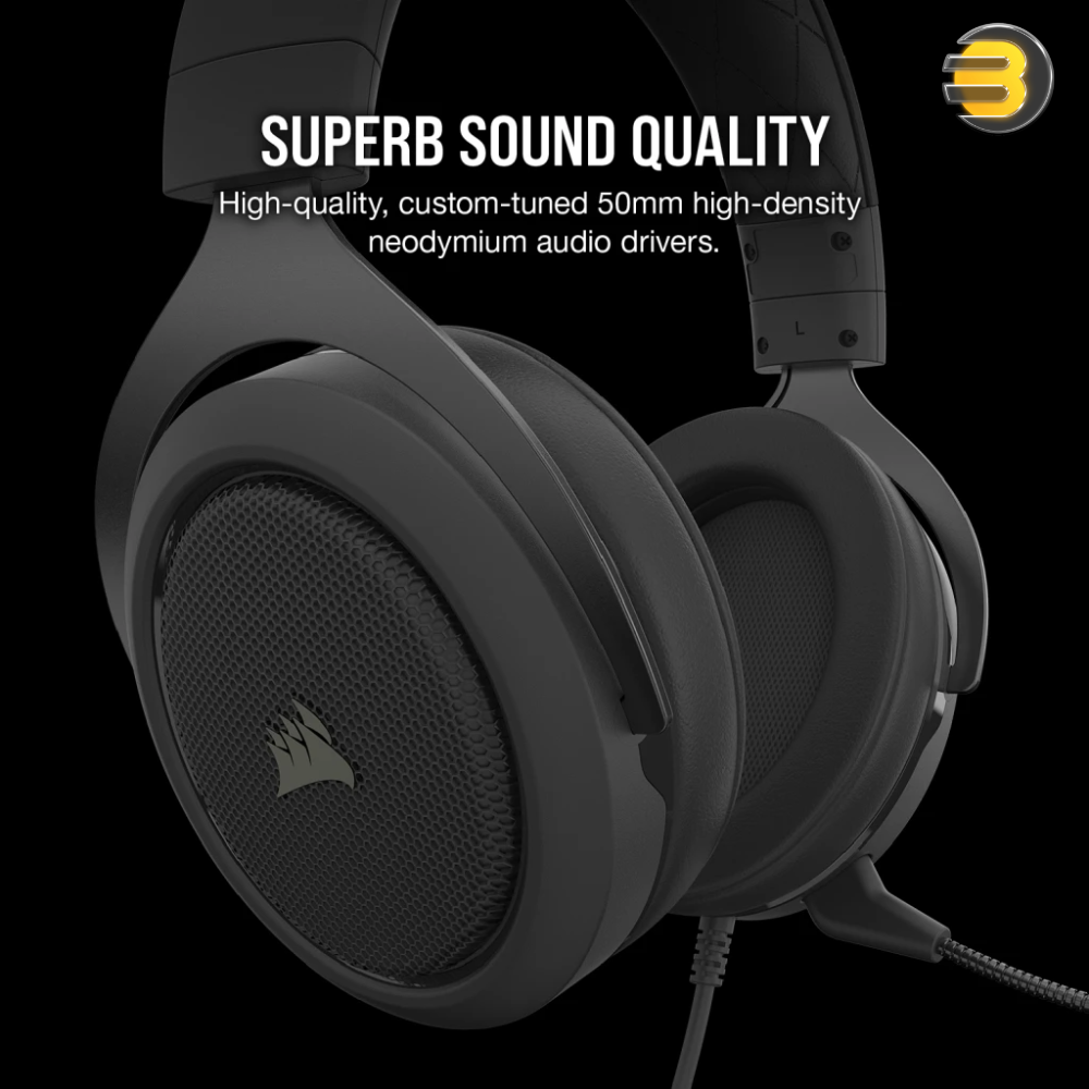 Corsair HS50 Pro — Stereo Gaming Headset - Discord Certified Headphones ...