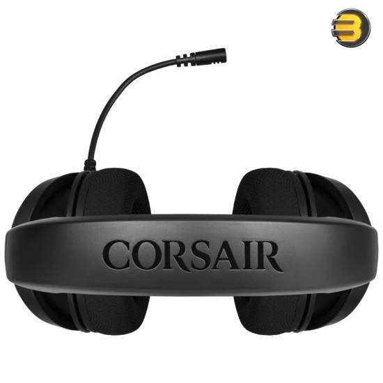 Corsair HS45 - 7.1 Virtual Surround Sound Gaming Headset w/USB DAC — Memory Foam Earcups - Discord Certified - Works with PC, Xbox Series X, Xbox Series S, PS5, PS4, Nintendo Switch, MacOS - Carbon