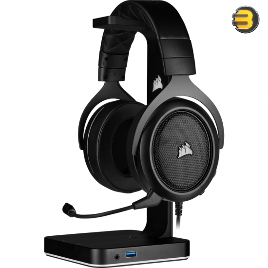 Corsair HS50 Pro — Stereo Gaming Headset - Discord Certified Headphones - Works with PC, Mac, Xbox Series X, Xbox Series S, Xbox One, PS5, PS4, Nintendo Switch, iOS and Android – Carbon