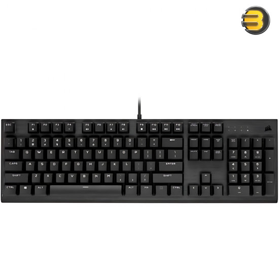 Corsair K60 RGB PRO Mechanical Gaming Keyboard — 100% CHERRY MV Mechanical Keyswitches — Black