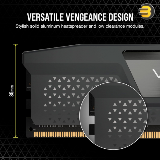 Corsair 64GB (2x32GB) VENGEANCE DDR5 DRAM 5600MT/s C40 AMD EXPO Memory Kit