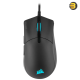 Corsair Sabre RGB PRO Champion Series Gaming Mouse (Ergonomic Shape for Esports and Competitive Play, Ultra-Lightweight 74g, Flexible Paracord Cable, QUICKSTRIKE Buttons with Zero Gap) Black