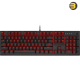 Corsair K60 PRO Mechanical Gaming Keyboard with Cherry VIOLA Switch - Red LED