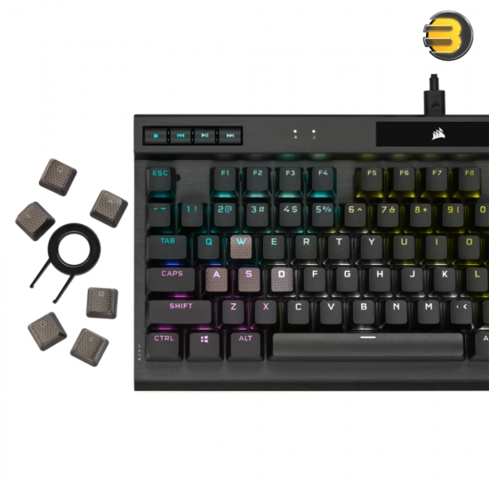 Corsair K70 RGB TKL CHAMPION SERIES Mechanical Gaming Keyboard — CHERRY MX Red