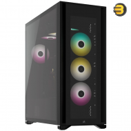 Corsair iCUE 7000X RGB Tempered Glass Full-Tower ATX PC Case — Black - CC-9011226-WW