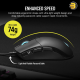 Corsair Sabre RGB PRO Champion Series Gaming Mouse (Ergonomic Shape for Esports and Competitive Play, Ultra-Lightweight 74g, Flexible Paracord Cable, QUICKSTRIKE Buttons with Zero Gap) Black