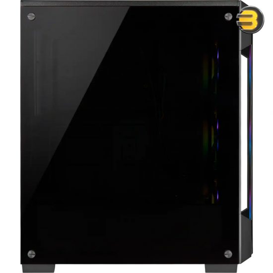 Corsair iCUE 220T RGB Tempered Glass Mid-Tower Smart Case — Black