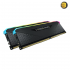 CORSAIR Vengeance RGB RS 16GB (2x8GB) DDR4‑3200 C16 Desktop Memory — XMP 2.0, 16‑20‑20‑38, 1.35V, PC4‑25600, iCUE RGB, anodized aluminum heatspreader — Black