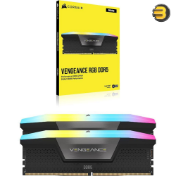 CORSAIR Vengeance RGB 96GB (2 x 48GB) DDR5 5600MHz Desktop Memory