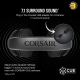 Corsair HS45 - 7.1 Virtual Surround Sound Gaming Headset w/USB DAC — Memory Foam Earcups - Discord Certified - Works with PC, Xbox Series X, Xbox Series S, PS5, PS4, Nintendo Switch, MacOS - Carbon