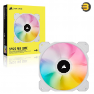 CORSAIR iCUE SP120 RGB Elite Performance 120mm White PWM Single Fan