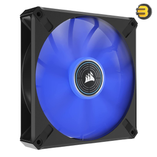CORSAIR ML140 LED Elite 140mm Magnetic Levitation Blue LED Fan with AirGuide Single Pack Black CORSAIR ML140 LED Elite 140mm Magnetic Levitation Blue LED Fan with AirGuide Single Pack Black