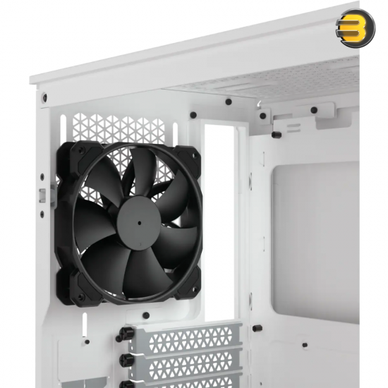 Corsair 4000D AIRFLOW Tempered Glass Mid-Tower ATX Case — White