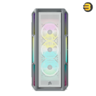 iCUE 5000T RGB Tempered Glass Mid-Tower ATX PC Case — White - CC-9011231-WW iCUE 5000T RGB Tempered Glass Mid-Tower ATX PC Case — White - CC-9011231-WW