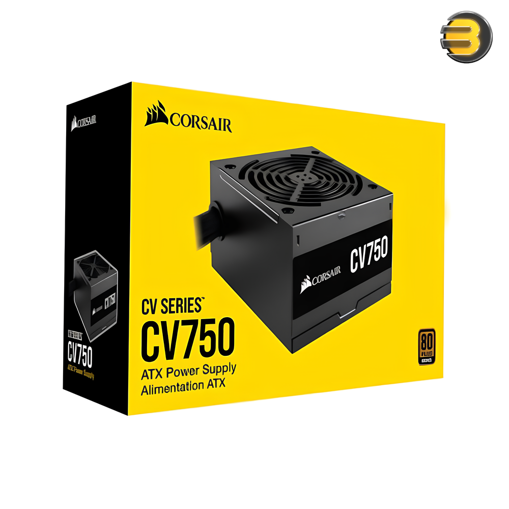 Corsair CV750 750W 80+ Bronze ATX Power Supply