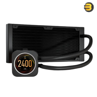 iCUE H100i ELITE LCD Display Liquid CPU Cooler — CW-9060061-WW iCUE H100i ELITE LCD Display Liquid CPU Cooler — CW-9060061-WW