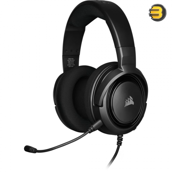 Corsair HS35 — Stereo Gaming Headset - Memory Foam Earcups - Works with PC, Mac, Xbox Series X/ S, Xbox One, PS5, PS4, Nintendo Switch, iOS and Android - Carbon