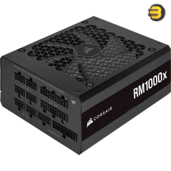 Corsair RM1000x — 1000 Watt 80 PLUS Gold Fully Modular ATX PSU (UK)