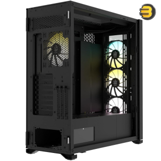 Corsair iCUE 7000X RGB Tempered Glass Full-Tower ATX PC Case — Black - CC-9011226-WW Corsair iCUE 7000X RGB Tempered Glass Full-Tower ATX PC Case — Black - CC-9011226-WW
