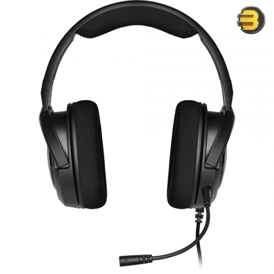 Corsair HS35 — Stereo Gaming Headset - Memory Foam Earcups - Works with PC, Mac, Xbox Series X/ S, Xbox One, PS5, PS4, Nintendo Switch, iOS and Android - Carbon