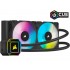 Corsair Hydro Series, iCUE H100i ELITE CAPELLIX, 240mm Radiator, Dual ML120 RGB PWM Fans, Powerful iCUE Software, Liquid CPU Cooler