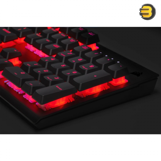 Corsair K60 PRO Mechanical Gaming Keyboard with Cherry VIOLA Switch - Red LED