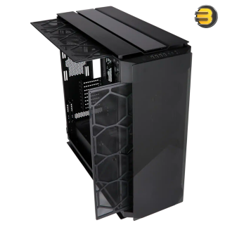 Corsair Obsidian Series 1000D CC-9011148-WW Super Tower Case, Premium Tempered Glass and Aluminum Smart Case