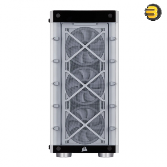 Corsair iCUE 465X RGB Mid-Tower ATX Smart Case — White - CC-9011189-WW