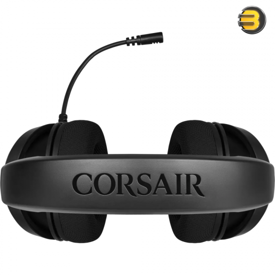 Corsair HS35 — Stereo Gaming Headset - Memory Foam Earcups - Works with PC, Mac, Xbox Series X/ S, Xbox One, PS5, PS4, Nintendo Switch, iOS and Android - Carbon