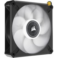 CORSAIR ML120 LED Elite 120mm Magnetic Levitation White LED Fan with AirGuide Single Pack Black