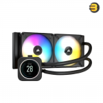 iCUE H100i ELITE LCD Display Liquid CPU Cooler — CW-9060061-WW