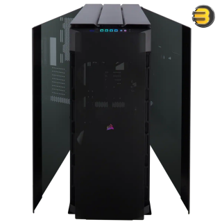 Corsair Obsidian Series 1000D CC-9011148-WW Super Tower Case, Premium Tempered Glass and Aluminum Smart Case