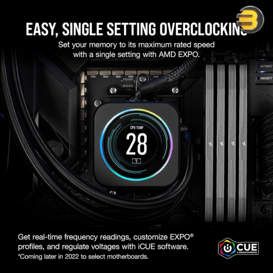 Corsair 64GB (2x32GB) VENGEANCE DDR5 DRAM 5600MT/s C40 AMD EXPO Memory Kit