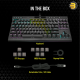 Corsair K70 RGB TKL CHAMPION SERIES Mechanical Gaming Keyboard — CHERRY MX Red