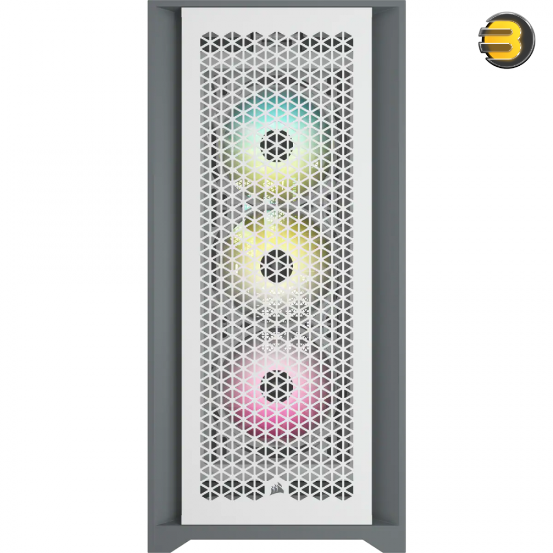 Corsair 5000D AIRFLOW Tempered Glass Mid-Tower ATX PC Case — White
