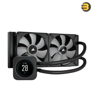iCUE H100i ELITE LCD Display Liquid CPU Cooler — CW-9060061-WW iCUE H100i ELITE LCD Display Liquid CPU Cooler — CW-9060061-WW
