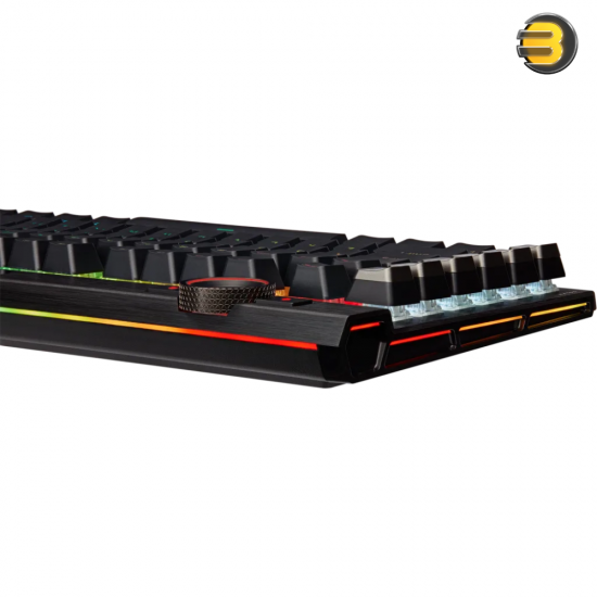 Corsair K100 RGB Optical-Mechanical Gaming Keyboard — CORSAIR OPX Switch — Black