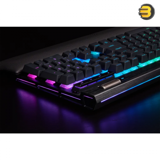 Corsair K100 RGB Optical-Mechanical Gaming Keyboard — CORSAIR OPX Switch — Black