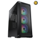 Cougar Archon 2 Mesh RGB Mid Tower Case Black — Tempered Glass Side Panel, Supports Mini ITX/Micro ATX/ATX, Includes 3x 120mm ARGB Fans Pre-installed, USB 3.0 x 2 + USB 2.0 x 1, 7 Expansion Slots Cougar Archon 2 Mesh RGB Mid Tower Case Black — Tempered Glass Side Panel, Supports Mini ITX/Micro ATX/ATX, Includes 3x 120mm ARGB Fans Pre-installed, USB 3.0 x 2 + USB 2.0 x 1, 7 Expansion Slots