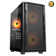 Cougar Uniface Mini RGB + STC600 Mid Tower Case with 600W 80+ White PSU — Tempered Glass Side Panel, Perforated Front Panel for Superior Airflow, 3 Pre-installed ARGB Fans (2x 140mm Front, 1x 120mm Rear), Supports Mini ITX/Micro ATX Cougar Uniface Mini RGB + STC600 Mid Tower Case with 600W 80+ White PSU — Tempered Glass Side Panel, Perforated Front Panel for Superior Airflow, 3 Pre-installed ARGB Fans (2x 140mm Front, 1x 120mm Rear), Supports Mini ITX/Micro ATX