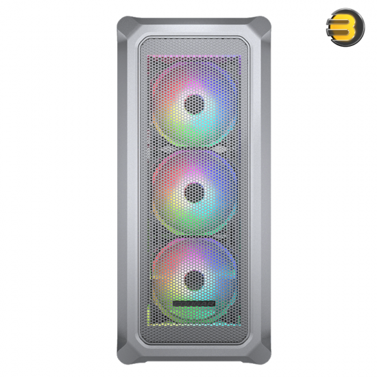Cougar Archon 2 Mesh RGB Mid Tower Case White — Tempered Glass Side Panel, Supports Mini ITX/Micro ATX/ATX, Includes 3x 120mm ARGB Fans Pre-installed, USB 3.0 x 2 + USB 2.0 x 1, 7 Expansion Slots Cougar Archon 2 Mesh RGB Mid Tower Case White — Tempered Glass Side Panel, Supports Mini ITX/Micro ATX/ATX, Includes 3x 120mm ARGB Fans Pre-installed, USB 3.0 x 2 + USB 2.0 x 1, 7 Expansion Slots