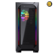 Cougar MX410 Mid Tower Gaming Case + VTC 500 80+ BRONZE — Dual ARGB Front Strips, Acrylic Transparent Side Panel, Supports ATX/Micro ATX/Mini ITX, Up to 165mm CPU Cooler Height, 240mm Water Cooling Radiator Support
