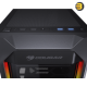 Cougar MX410 Mid Tower Gaming Case + VTC 500 80+ BRONZE — Dual ARGB Front Strips, Acrylic Transparent Side Panel, Supports ATX/Micro ATX/Mini ITX, Up to 165mm CPU Cooler Height, 240mm Water Cooling Radiator Support