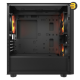 Cougar Uniface Mini RGB + STC600 Mid Tower Case with 600W 80+ White PSU — Tempered Glass Side Panel, Perforated Front Panel for Superior Airflow, 3 Pre-installed ARGB Fans (2x 140mm Front, 1x 120mm Rear), Supports Mini ITX/Micro ATX Cougar Uniface Mini RGB + STC600 Mid Tower Case with 600W 80+ White PSU — Tempered Glass Side Panel, Perforated Front Panel for Superior Airflow, 3 Pre-installed ARGB Fans (2x 140mm Front, 1x 120mm Rear), Supports Mini ITX/Micro ATX
