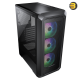 Cougar Archon 2 Mesh RGB Mid Tower Case Black — Tempered Glass Side Panel, Supports Mini ITX/Micro ATX/ATX, Includes 3x 120mm ARGB Fans Pre-installed, USB 3.0 x 2 + USB 2.0 x 1, 7 Expansion Slots Cougar Archon 2 Mesh RGB Mid Tower Case Black — Tempered Glass Side Panel, Supports Mini ITX/Micro ATX/ATX, Includes 3x 120mm ARGB Fans Pre-installed, USB 3.0 x 2 + USB 2.0 x 1, 7 Expansion Slots