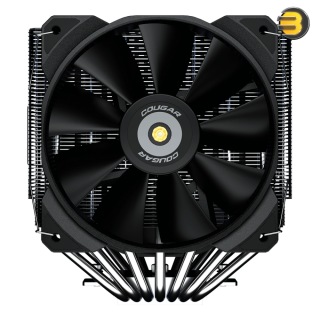 Cougar FORZA 135 Superior Dual Tower Air Cooler with 7 Heat Pipes paired with 2 High-performance Fans