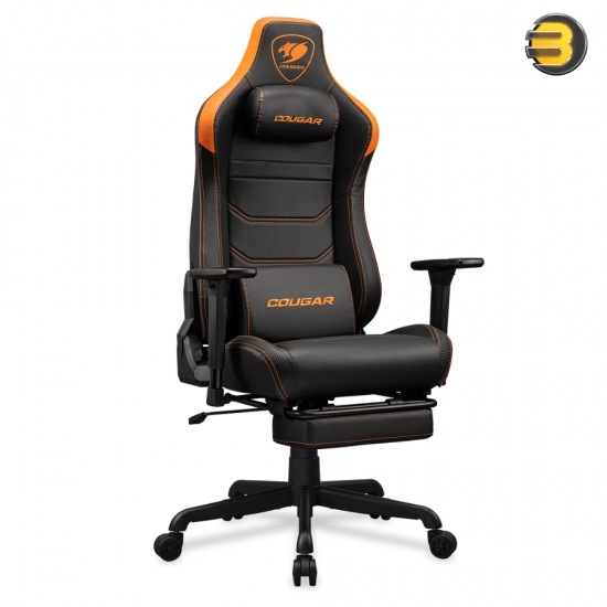 Cougar ARMOR EVO S ORANGE Gaming Chair – Magnetic Memory Foam Neck Pillow, Full Steel Frame, 3D Adjustable Armrest, Retractable Footrest, and Lumbar Cushion for Ultimate Comfort Cougar ARMOR EVO S ORANGE Gaming Chair – Magnetic Memory Foam Neck Pillow, Full Steel Frame, 3D Adjustable Armrest, Retractable Footrest, and Lumbar Cushion for Ultimate Comfort