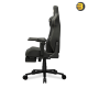 Cougar ARMOR EVO M Gaming Chair — Breathable PVC Leather, 5D Adjustable Armrest, Lumbar Cushion, Full Steel Frame, Class 4 Gas Lift Cylinder Up To 160Kg Capacity, Black/Gold | 3MEVMGLB.0001