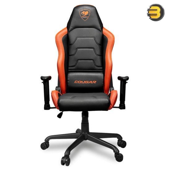 Cougar Armor Air Gaming Chair, 2D Adjustable Armrest, Breathable Mesh Back, Adjustable Tilt Resistance & Tilt Lock, Backrest Reclines Up to 160°, Class 4 Gas Lift, Black | CG-CHAIR-ARMOR-AIR-BLK Cougar Armor Air Gaming Chair, 2D Adjustable Armrest, Breathable Mesh Back, Adjustable Tilt Resistance & Tilt Lock, Backrest Reclines Up to 160°, Class 4 Gas Lift, Black | CG-CHAIR-ARMOR-AIR-BLK