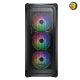 Cougar Archon 2 Mesh RGB Mid Tower Case Black — Tempered Glass Side Panel, Supports Mini ITX/Micro ATX/ATX, Includes 3x 120mm ARGB Fans Pre-installed, USB 3.0 x 2 + USB 2.0 x 1, 7 Expansion Slots Cougar Archon 2 Mesh RGB Mid Tower Case Black — Tempered Glass Side Panel, Supports Mini ITX/Micro ATX/ATX, Includes 3x 120mm ARGB Fans Pre-installed, USB 3.0 x 2 + USB 2.0 x 1, 7 Expansion Slots